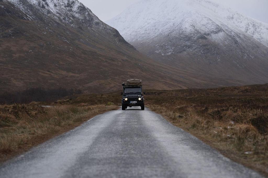 Land Rover Defender Camper Hire Morpeth Buitenkant foto