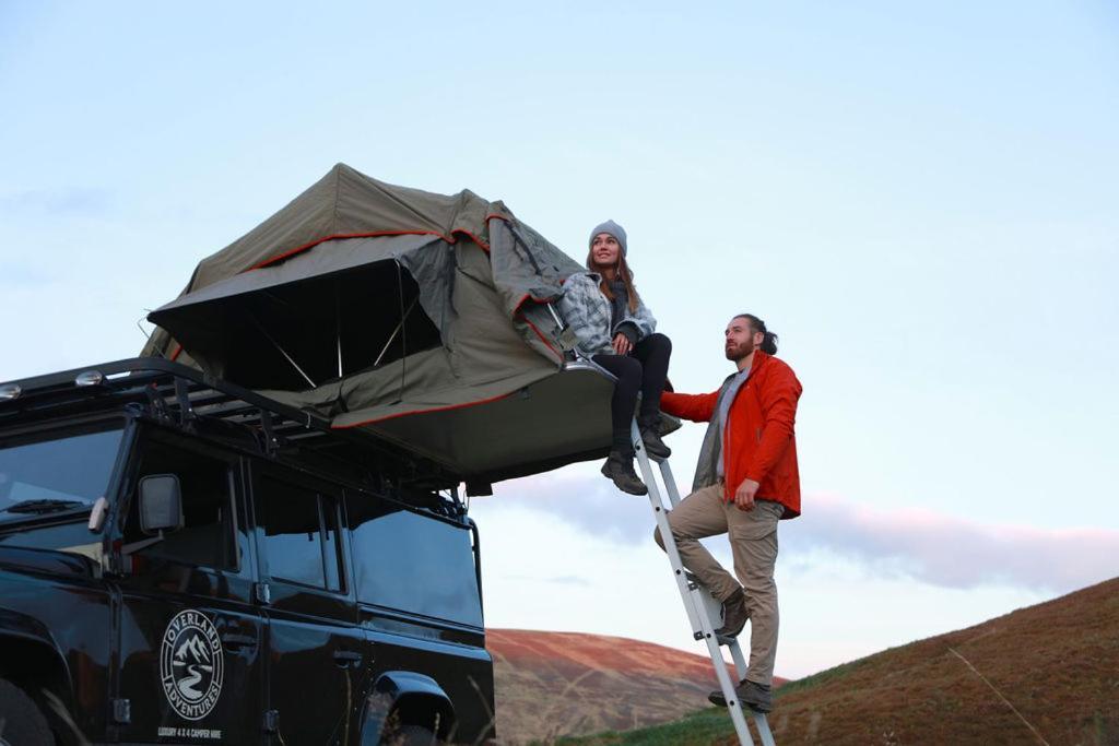 Land Rover Defender Camper Hire Morpeth Buitenkant foto
