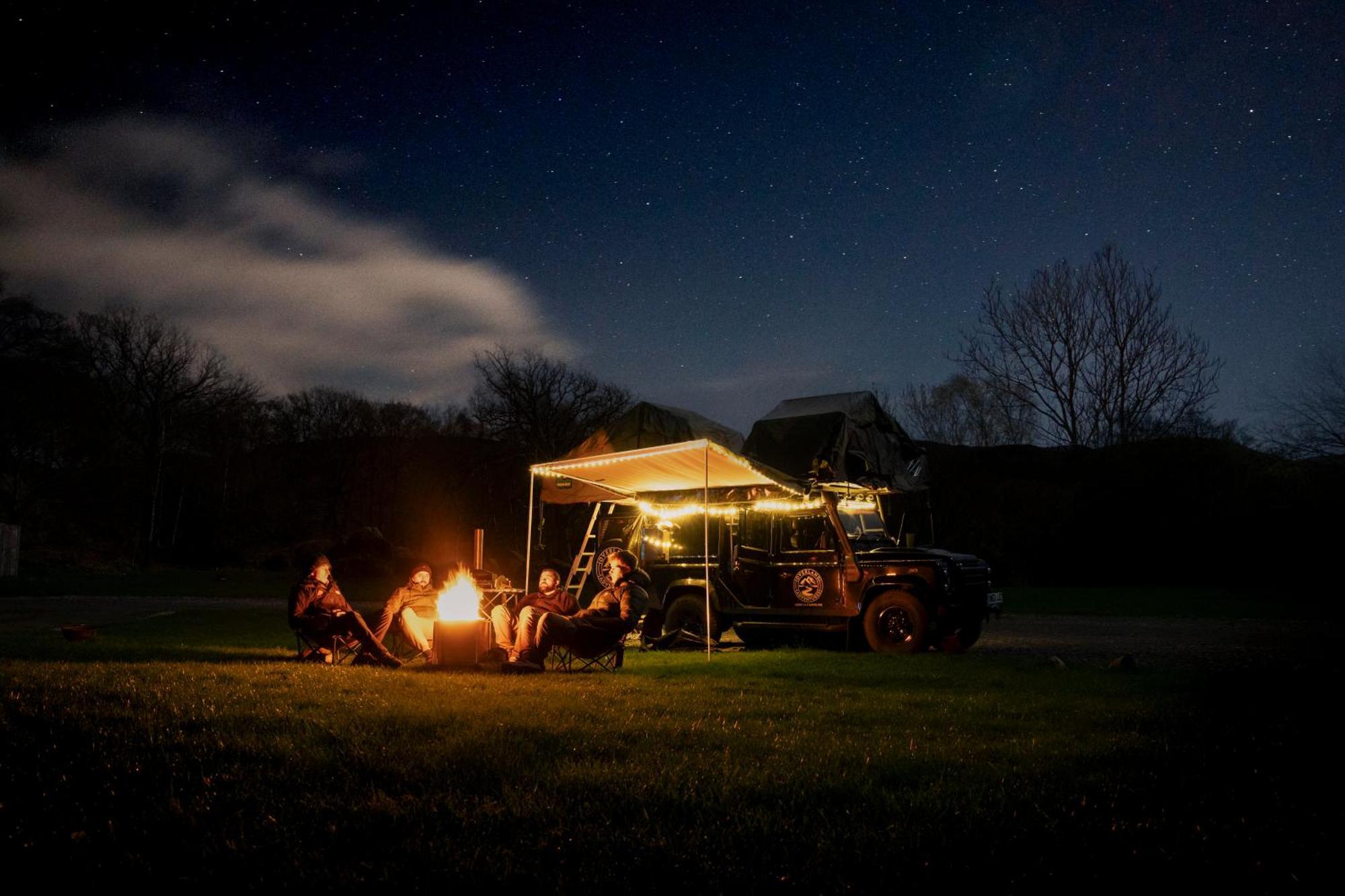 Land Rover Defender Camper Hire Morpeth Buitenkant foto