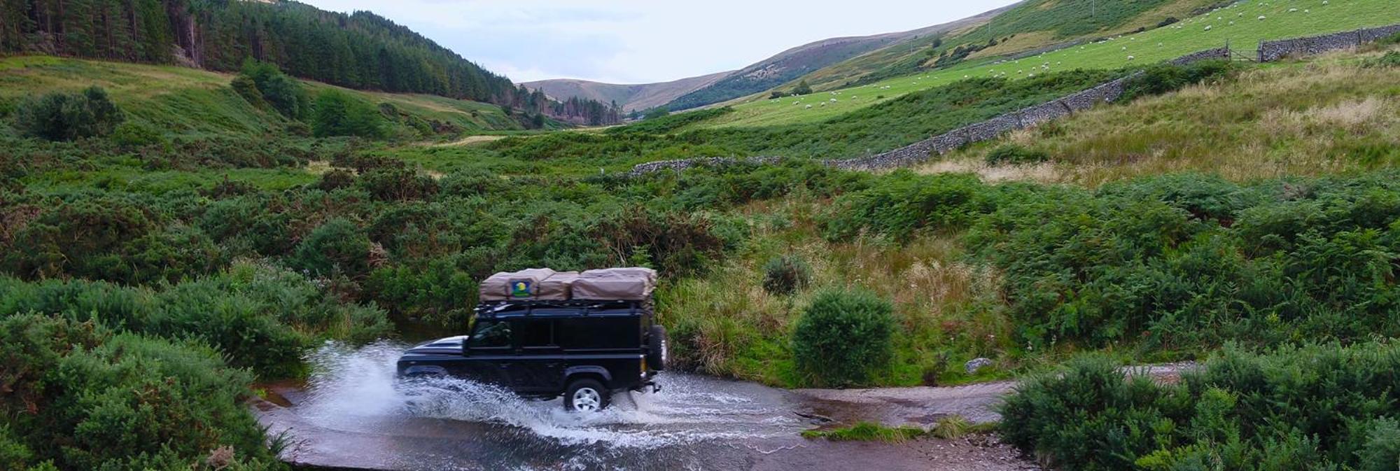 Land Rover Defender Camper Hire Morpeth Buitenkant foto