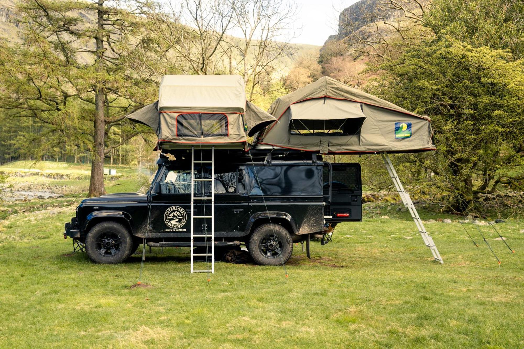 Land Rover Defender Camper Hire Morpeth Buitenkant foto